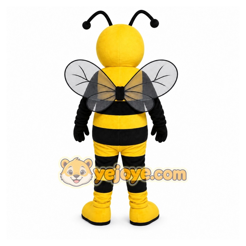 Yellow Bee Mascot Costume for Children's Events Yellow Bee Mascot Costume for Children's Events