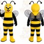 Yellow Bee Mascot Costume for Children's Events