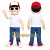 White Boy Mascot Costume for Events and Promotions White Boy Mascot Costume for Events and Promotions