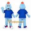 Blue Dinosaur Mascot Costume for Children's Events Blue Dinosaur Mascot Costume for Children's Events