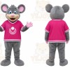 Gray Mouse Mascot Costume for Children's Events