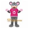 Gray Mouse Mascot Costume for Children's Events Gray Mouse Mascot Costume for Children's Events