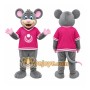 Gray Mouse Mascot Costume for Children's Events