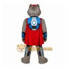 Gray Wolf Superhero Mascot Costume for Events and Promotions Gray Wolf Superhero Mascot Costume for Events and Promotions
