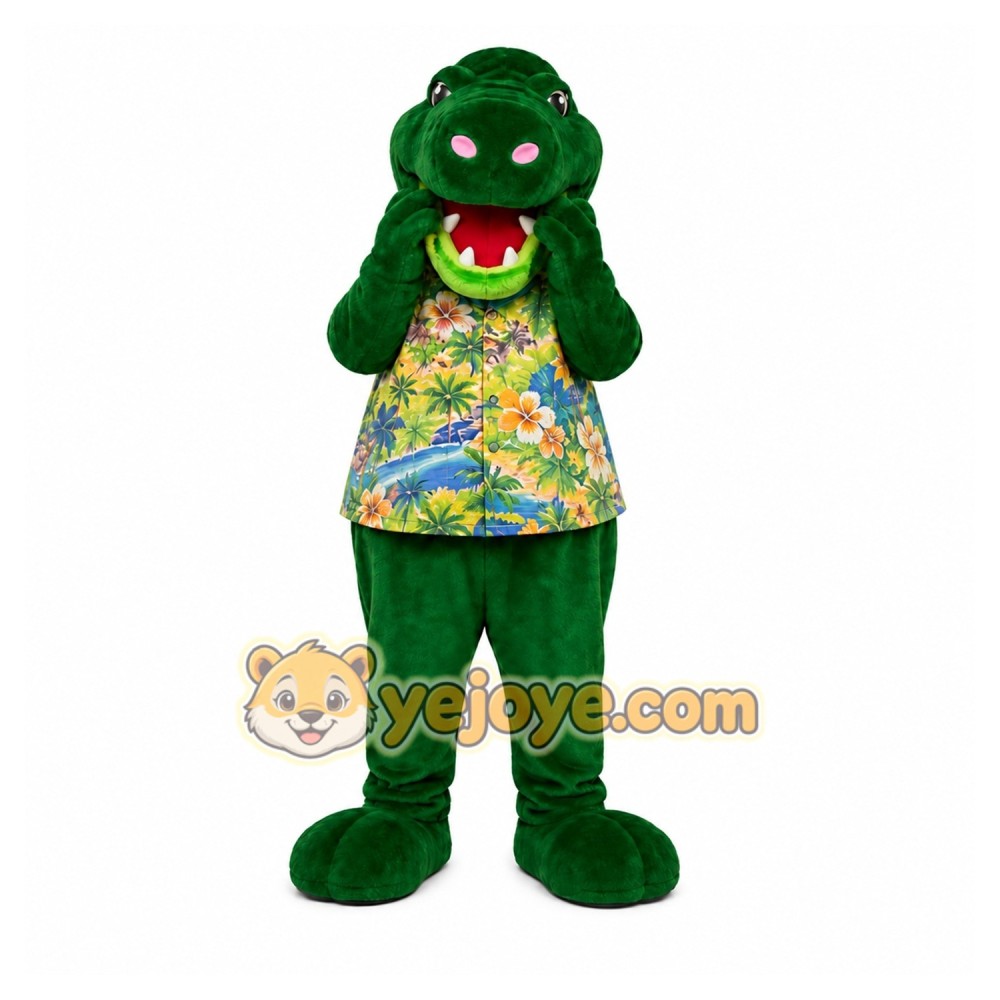 Green Alligator Mascot Costume for Events and Promotions Green Alligator Mascot Costume for Events and Promotions