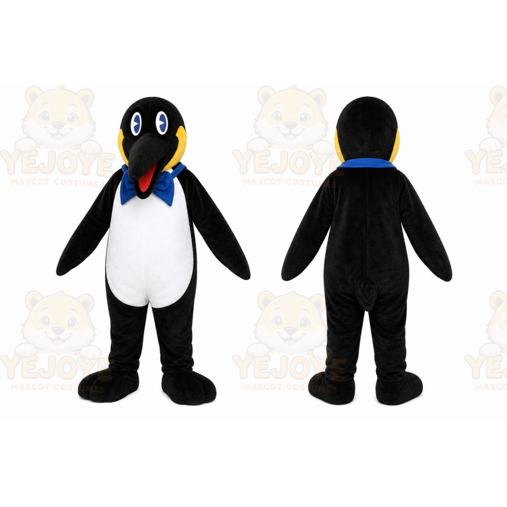 Black Penguin Mascot Costume for Events and Promotions