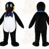 Black Penguin Mascot Costume for Events and Promotions