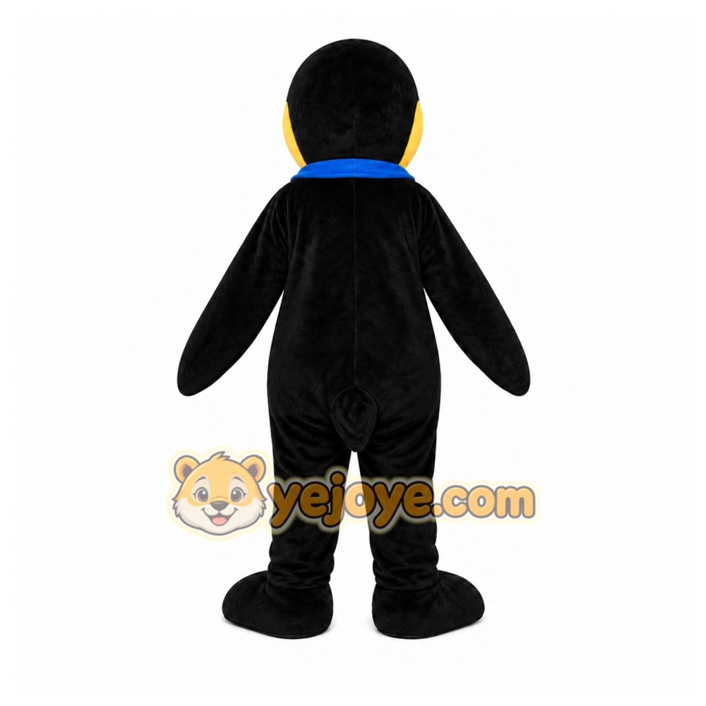 Black Penguin Mascot Costume for Events and Promotions