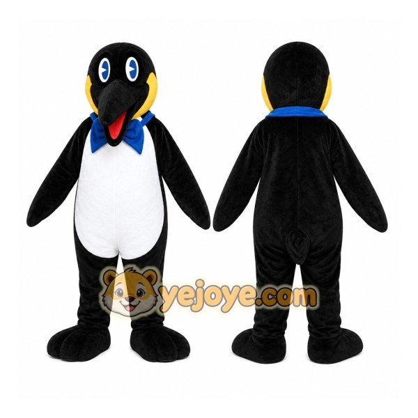 Black Penguin Mascot Costume for Events and Promotions