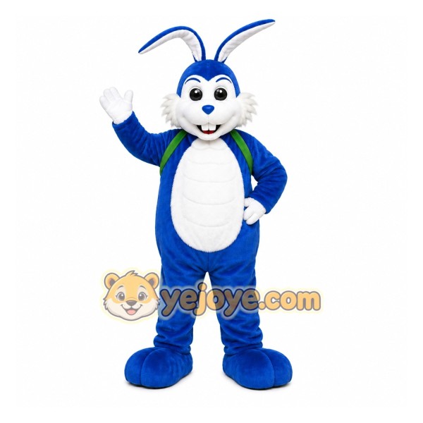 Blue Rabbit Mascot Costume for Children's Events Blue Rabbit Mascot Costume for Children's Events