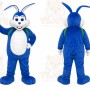 Blue Rabbit Mascot Costume for Children's Events