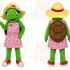 Green Turtle Mascot Costume for Children's Events