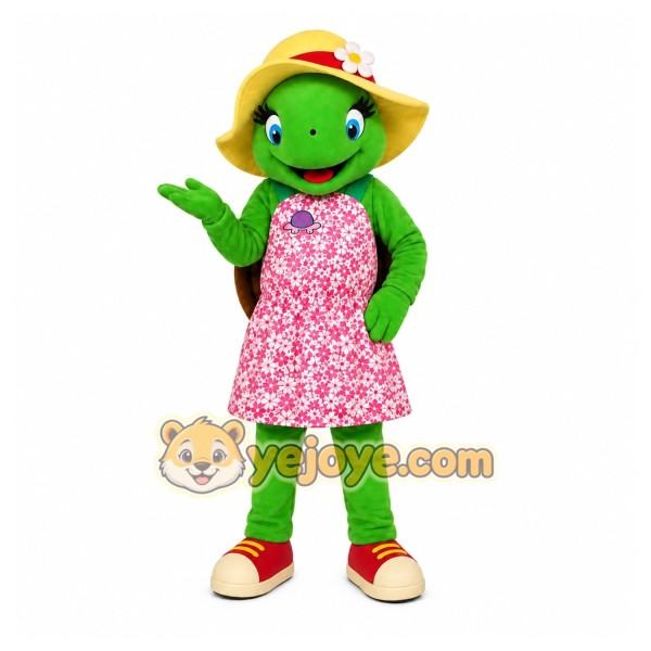 Green Turtle Mascot Costume for Children's Events Green Turtle Mascot Costume for Children's Events