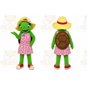 Green Turtle Mascot Costume for Children's Events