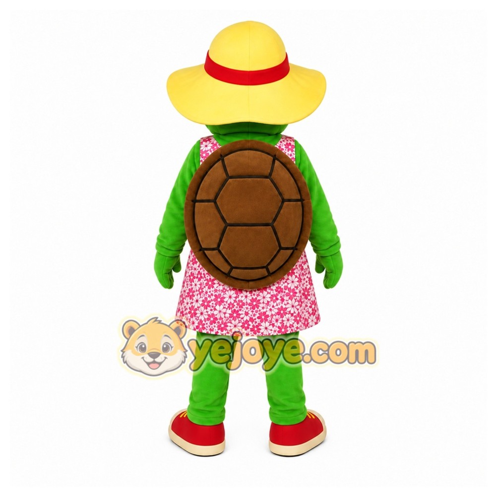 Green Turtle Mascot Costume for Children's Events