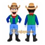 Blue Cowboy Mascot Costume for Events and Promotions
