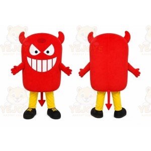 Red Devil Mascot Costume for Events and Promotions