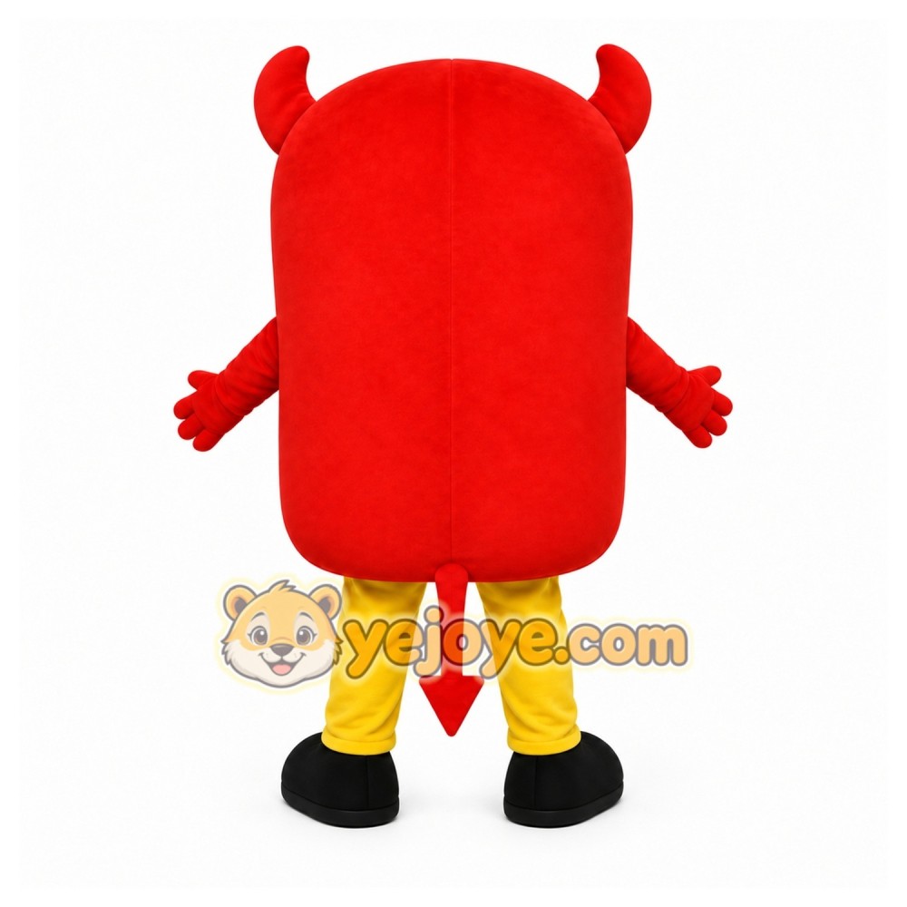Red Devil Mascot Costume for Events and Promotions