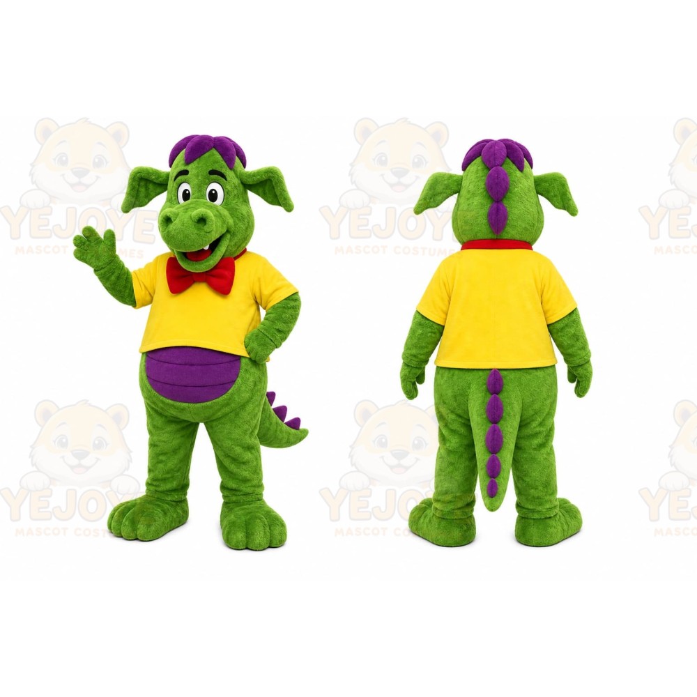Green Dragon Mascot Costume for Children's Events