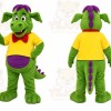 Green Dragon Mascot Costume for Children's Events