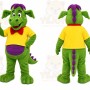 Green Dragon Mascot Costume for Children's Events