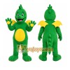 Green Dragon Mascot Costume for Children's Events