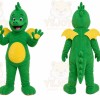Green Dragon Mascot Costume for Children's Events