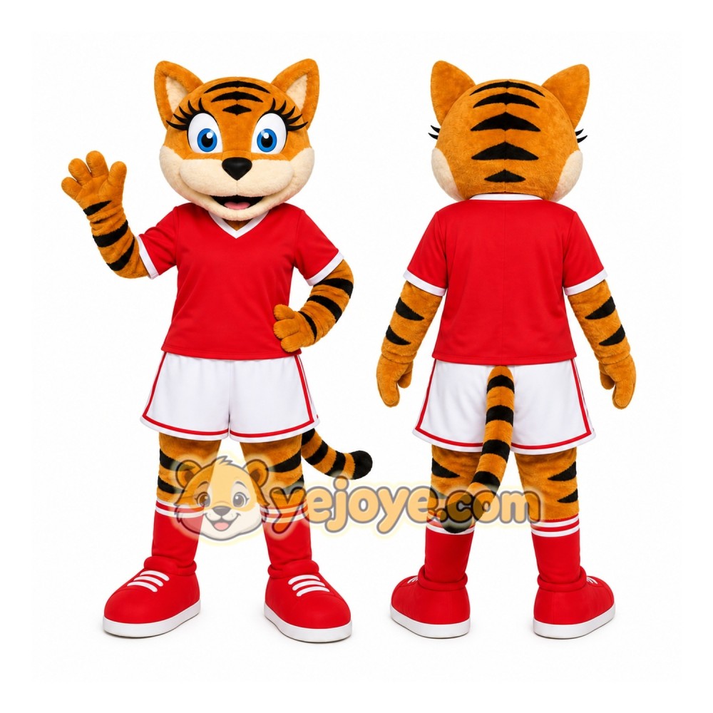 Orange Tiger Mascot Costume for Sports Events Orange Tiger Mascot Costume for Sports Events