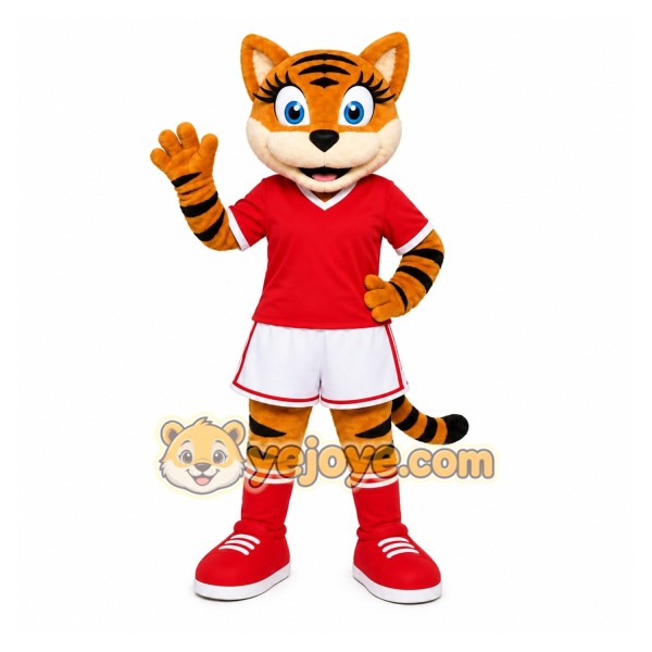 Orange Tiger Mascot Costume for Sports Events Orange Tiger Mascot Costume for Sports Events