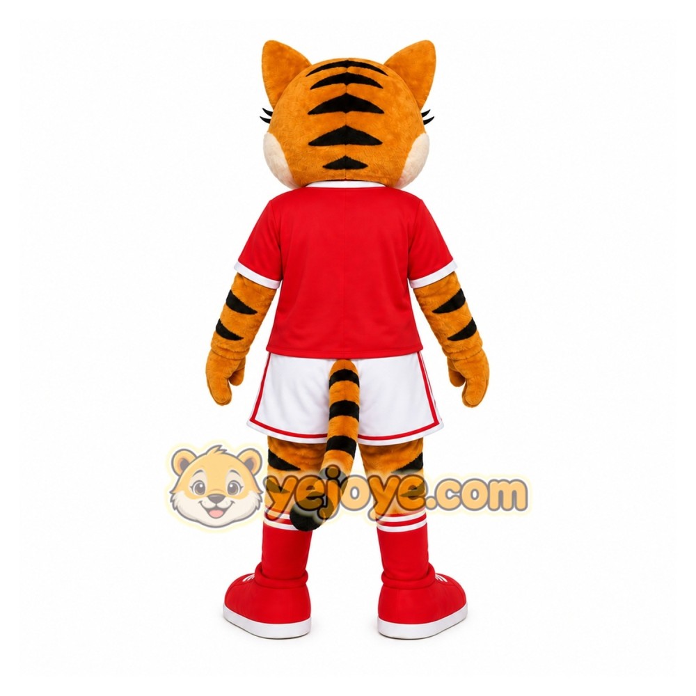 Orange Tiger Mascot Costume for Sports Events Orange Tiger Mascot Costume for Sports Events