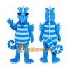 Blue Seahorse Mascot Costume for Children's Events