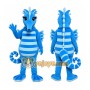 Blue Seahorse Mascot Costume for Children's Events