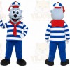 Blue Seal Mascot Costume for Restaurant Promotions