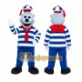 Blue Seal Mascot Costume for Restaurant Promotions