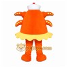 Orange Octopus Mascot Costume for Children's Events