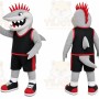 Gray Shark Mascot Costume for Sports Events