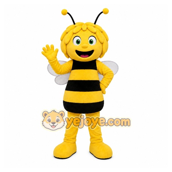 Yellow Bee Mascot Costume for Children's Events Yellow Bee Mascot Costume for Children's Events