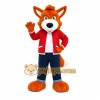 Orange Fox Mascot Costume for Events and Promotions