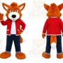 Orange Fox Mascot Costume for Events and Promotions