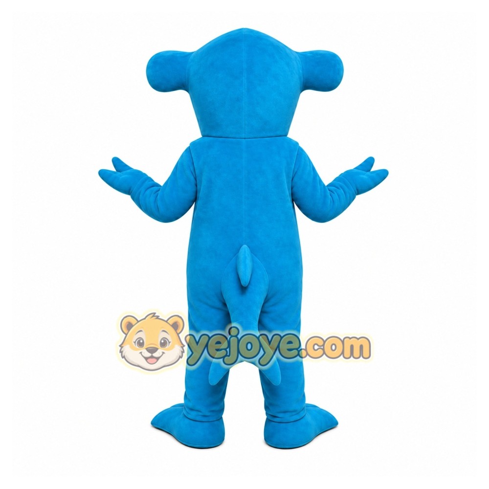 Blue Hammerhead Shark Mascot Costume for Events and Promotions Blue Hammerhead Shark Mascot Costume for Events and Promotions
