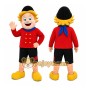 Red Boy Mascot Costume for Children's Events
