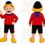 Red Boy Mascot Costume for Children's Events