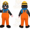 Orange Mole Mascot Costume for Events and Promotions