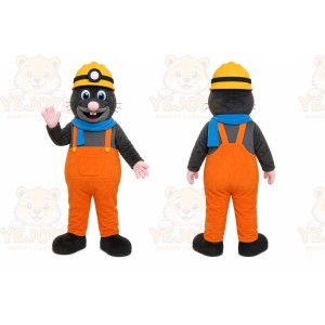Orange Mole Mascot Costume for Events and Promotions