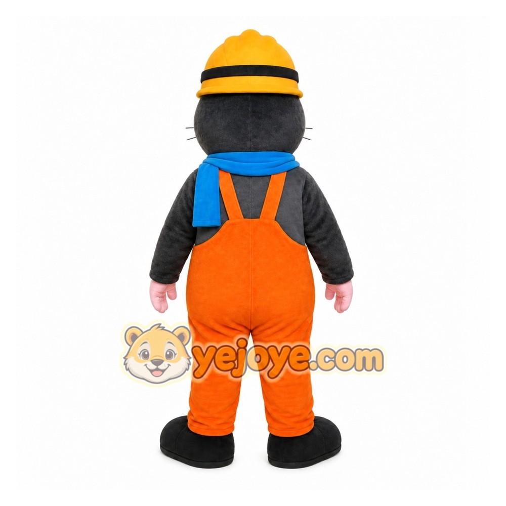 Orange Mole Mascot Costume for Events and Promotions