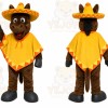 Yellow Horse Mascot Costume for Events and Promotions