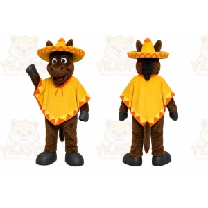 Yellow Horse Mascot Costume for Events and Promotions