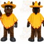 Yellow Horse Mascot Costume for Events and Promotions