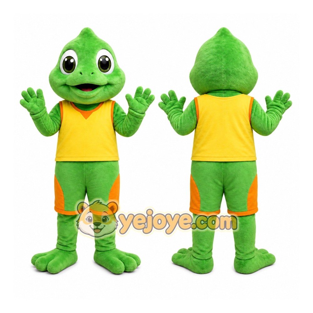 Green Frog Mascot Costume for Children's Events Green Frog Mascot Costume for Children's Events