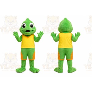 Green Frog Mascot Costume for Children's Events